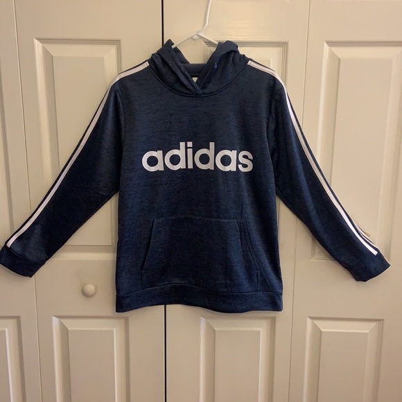 Adidas Boys Fleece Lined Hoodie - Picture 2 of 11